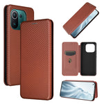 Custodia portafoglio flip in pelle con slot carte per Xiaomi Mi 1