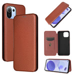 Custodia portafoglio flip in pelle con slot carte per Xiaomi Mi 1