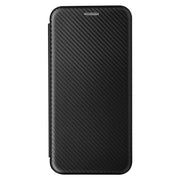 Struttura in fibra di carbonio Flip orizzontale magnetico Custodia in pelle TPU + PC + PU con slot per schede, For Oppo Find X3 / X3 Pro