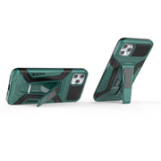 War Chariot Series Armor Custodia protettiva antiurto per PC + TPU all-inclusive con supporto invisibile, For iPhone 12 Pro Max, For iPhone 12 mini