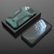 War Chariot Series Armor Custodia protettiva antiurto per PC + TPU all-inclusive con supporto invisibile, For iPhone 12 Pro Max, For iPhone 12 mini