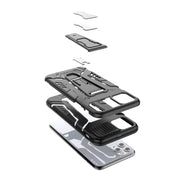 War Chariot Series Armor Custodia protettiva antiurto per PC + TPU all-inclusive con supporto invisibile, For iPhone 11, For iPhone 11 Pro, For iPhone 11 Pro Max, For iPhone 12 / 12 Pro