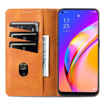Custodia portafoglio in pelle con slot carte per OPPO e Xiaomi