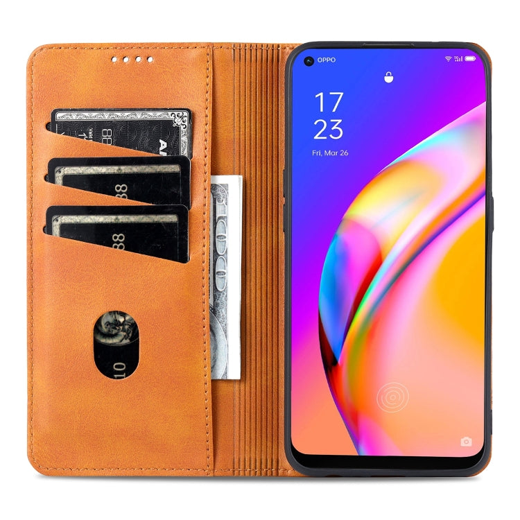 Custodia portafoglio in pelle con slot carte per OPPO e Xiaomi