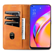 AZNS Custodia in pelle a vibrazione orizzontale con struttura in vitello magnetico con slot per carte, supporto e portafoglio, For OPPO A94 / F19 Pro / Reno5 Lite, For Xiaomi Mi 11 Ultra