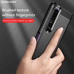 Custodia in TPU in fibra di carbonio con trama spazzolata, For Sony Xperia 1 III, For Sony Xperia 10 III