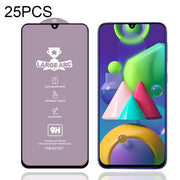 25 PZ 9H HD Large Arc High Allumina Pellicola in vetro temperato a schermo intero, For Samsung Galaxy M11 (25 PCS), For Samsung Galaxy M21 / M21 2021 (25 PCS), For Samsung Galaxy M31 (25 PCS), For Samsung Galaxy M31s (25 PCS)                           ...