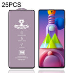 25 PZ 9H HD Large Arc High Allumina Pellicola in vetro temperato a schermo intero, For Samsung Galaxy M11 (25 PCS), For Samsung Galaxy M21 / M21 2021 (25 PCS), For Samsung Galaxy M31 (25 PCS), For Samsung Galaxy M31s (25 PCS)                           ...