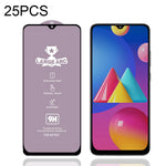 25 PZ 9H HD Large Arc High Allumina Pellicola in vetro temperato a schermo intero, For Samsung Galaxy M11 (25 PCS), For Samsung Galaxy M21 / M21 2021 (25 PCS), For Samsung Galaxy M31 (25 PCS), For Samsung Galaxy M31s (25 PCS)                           ...