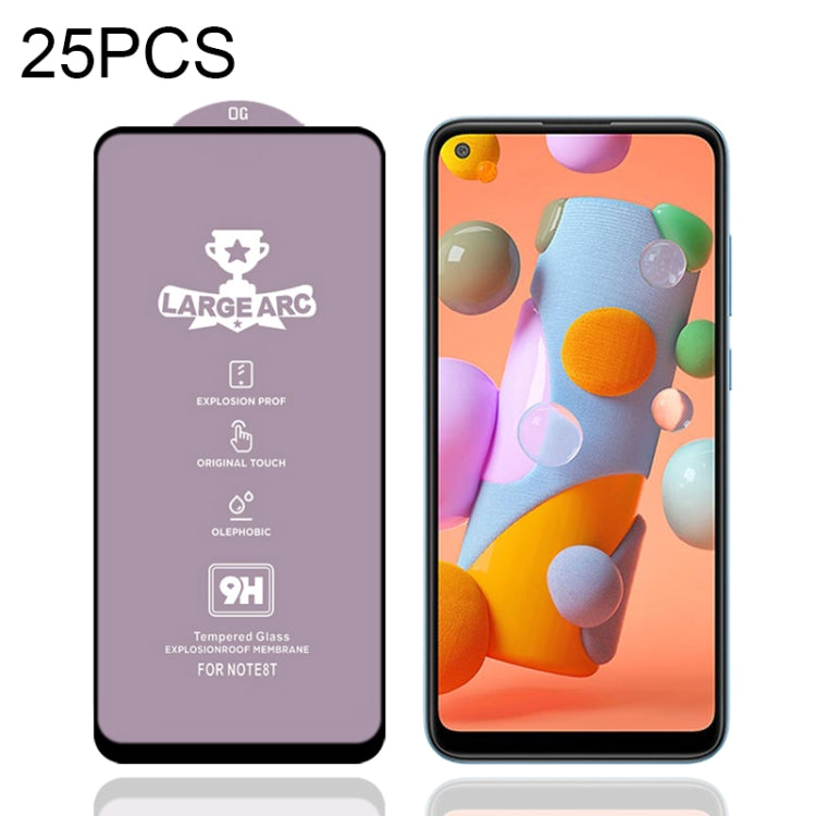 25 PZ 9H HD Large Arc High Allumina Pellicola in vetro temperato a schermo intero, For Samsung Galaxy M11 (25 PCS), For Samsung Galaxy M21 / M21 2021 (25 PCS), For Samsung Galaxy M31 (25 PCS), For Samsung Galaxy M31s (25 PCS)                           ...