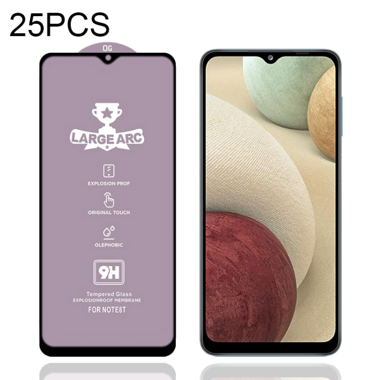 25 PZ 9H HD Large Arc High Allumina Pellicola in vetro temperato a schermo intero, For Samsung Galaxy M11 (25 PCS), For Samsung Galaxy M21 / M21 2021 (25 PCS), For Samsung Galaxy M31 (25 PCS), For Samsung Galaxy M31s (25 PCS)                           ...