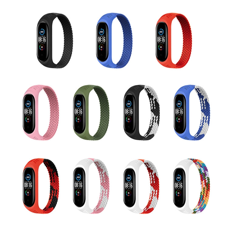 Per Xiaomi Mi Band 6/5/4/3/2 Cinturino di ricambio per cinturino in tessuto elastico universale in silicone, XS 140mm, S 150mm