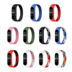 Per Xiaomi Mi Band 6/5/4/3/2 Cinturino di ricambio per cinturino in tessuto elastico universale in silicone, M 160mm, L 170mm