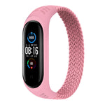 Per Xiaomi Mi Band 6/5/4/3/2 Cinturino di ricambio per cinturino in tessuto elastico universale in silicone, M 160mm, L 170mm