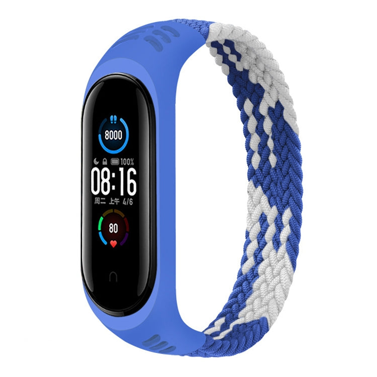 Per Xiaomi Mi Band 6/5/4/3/2 Cinturino di ricambio per cinturino in tessuto elastico universale in silicone, M 160mm, L 170mm