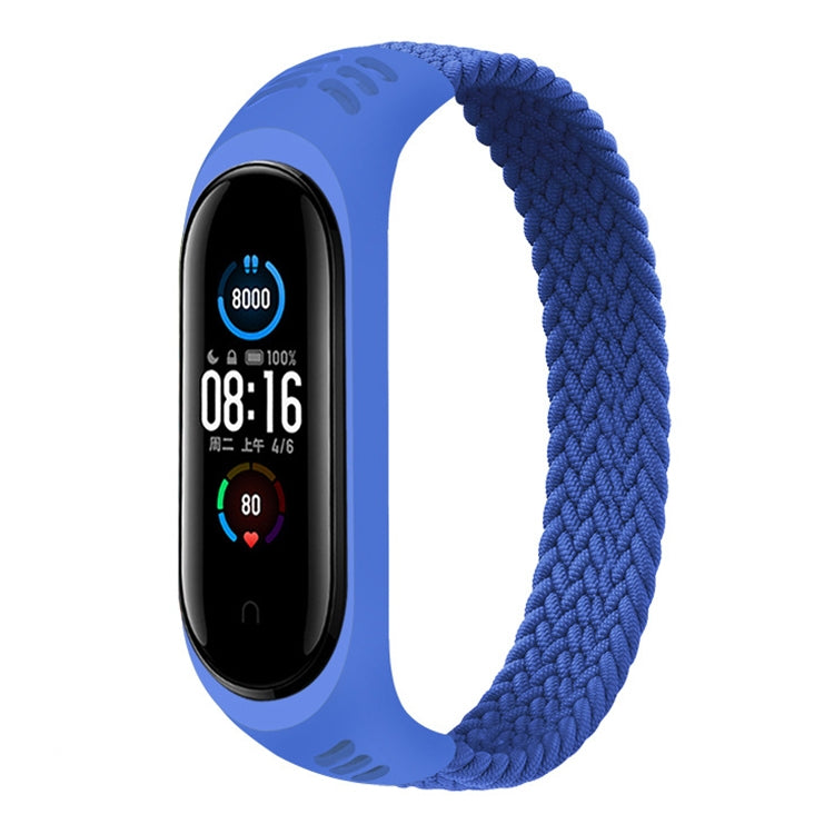 Per Xiaomi Mi Band 6/5/4/3/2 Cinturino di ricambio per cinturino in tessuto elastico universale in silicone, M 160mm, L 170mm