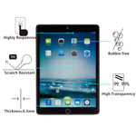 Pellicola vetro temperato 9H per iPad 9.7 2018/2017 2 pezzi