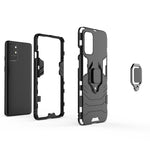 Custodia protettiva antiurto per PC + TPU con supporto per anello magnetico, For OnePlus 9R, For OPPO Realme 8, For Xiaomi Mi 11 Lite