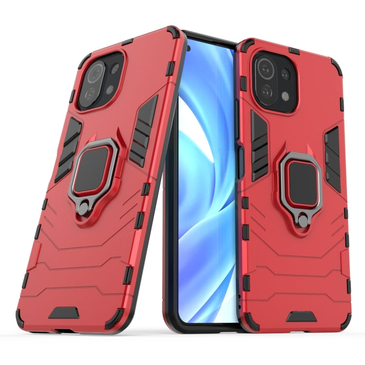 Custodia protettiva antiurto per PC + TPU con supporto per anello magnetico, For OnePlus 9R, For OPPO Realme 8, For Xiaomi Mi 11 Lite