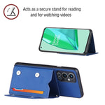 Custodia TPU con slot carte e supporto per Galaxy A42 5G