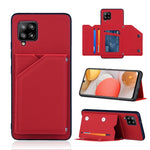 Custodia TPU con slot carte e supporto per Galaxy A42 5G
