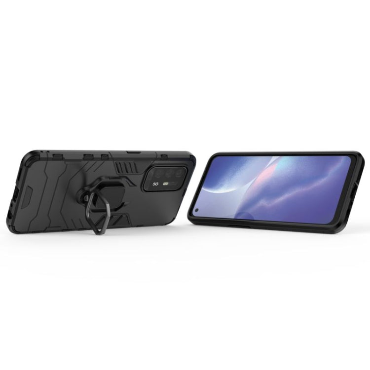 Custodia protettiva antiurto per PC + TPU con supporto per anello magnetico, For OPPO Reno5 Z 5G, For vivo iQOO Z3 5G