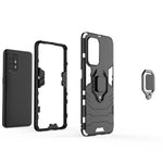 Custodia protettiva antiurto per PC + TPU con supporto per anello magnetico, For OPPO Reno5 Z 5G, For vivo iQOO Z3 5G