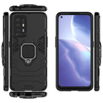 Custodia protettiva antiurto per PC + TPU con supporto per anello magnetico, For OPPO Reno5 Z 5G, For vivo iQOO Z3 5G