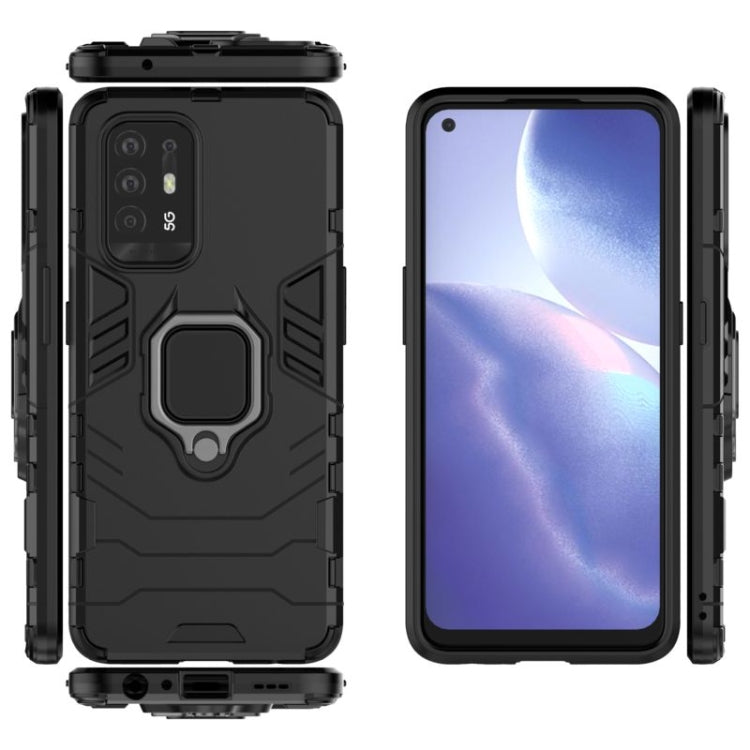 Custodia protettiva antiurto per PC + TPU con supporto per anello magnetico, For OPPO Reno5 Z 5G, For vivo iQOO Z3 5G