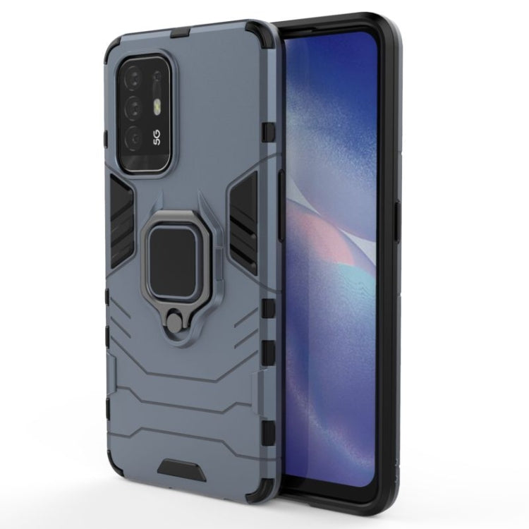 Custodia protettiva antiurto per PC + TPU con supporto per anello magnetico, For OPPO Reno5 Z 5G, For vivo iQOO Z3 5G
