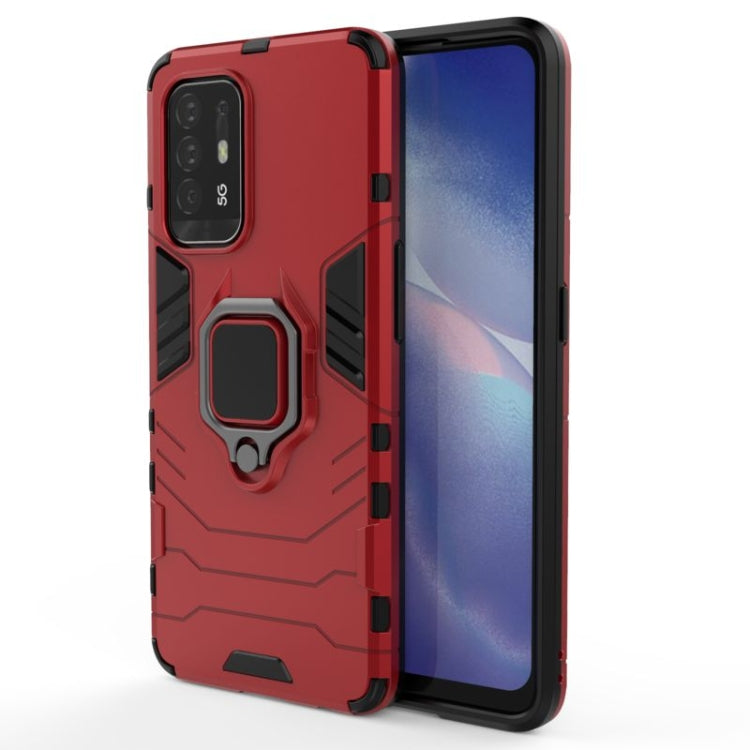 Custodia protettiva antiurto per PC + TPU con supporto per anello magnetico, For OPPO Reno5 Z 5G, For vivo iQOO Z3 5G