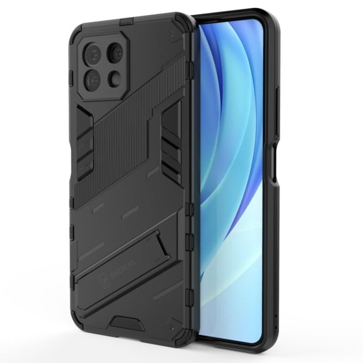 Punk Armor 2 in 1 PC + custodia antiurto in TPU con supporto invisibile, For Xiaomi Mi 11 Lite