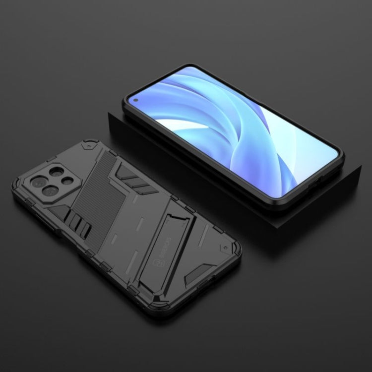 Punk Armor 2 in 1 PC + custodia antiurto in TPU con supporto invisibile, For Xiaomi Mi 11 Lite