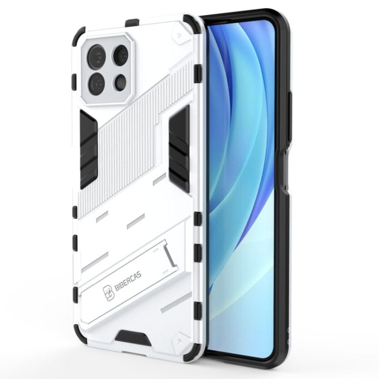Punk Armor 2 in 1 PC + custodia antiurto in TPU con supporto invisibile, For Xiaomi Mi 11 Lite