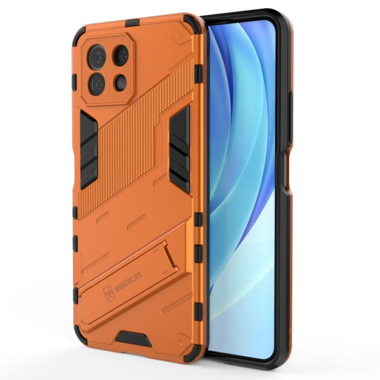 Punk Armor 2 in 1 PC + custodia antiurto in TPU con supporto invisibile, For Xiaomi Mi 11 Lite