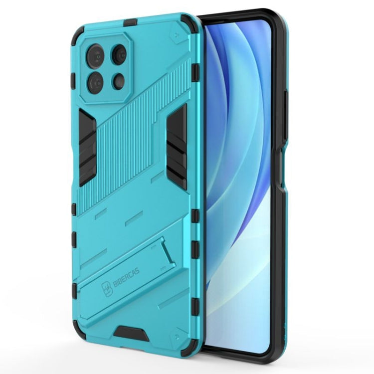 Punk Armor 2 in 1 PC + custodia antiurto in TPU con supporto invisibile, For Xiaomi Mi 11 Lite