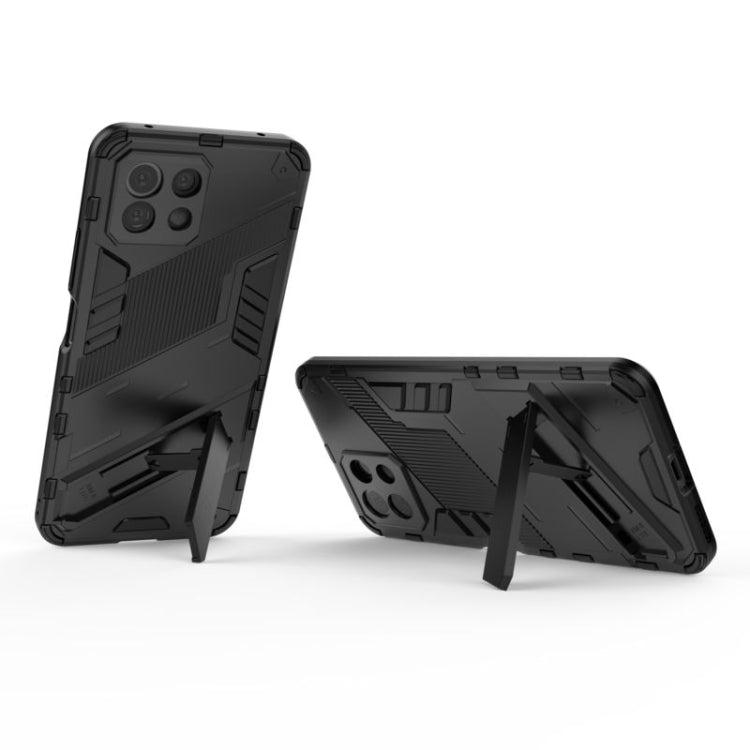 Punk Armor 2 in 1 PC + custodia antiurto in TPU con supporto invisibile, For Xiaomi Mi 11 Lite
