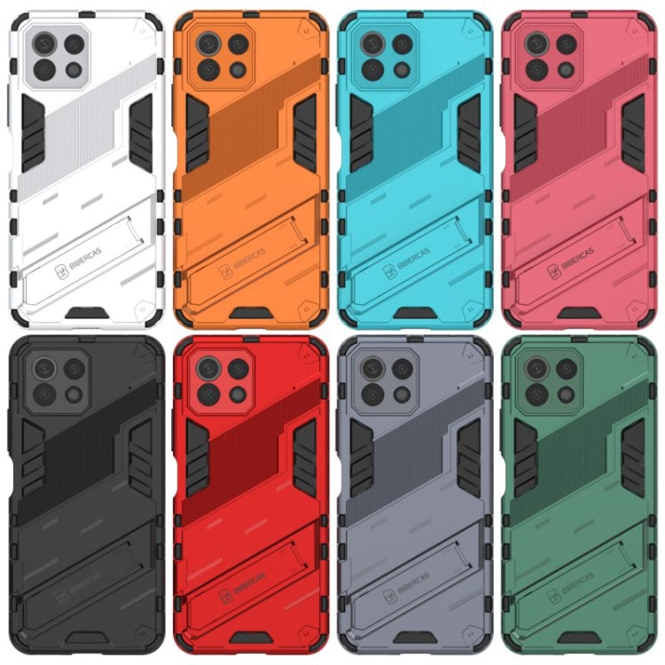 Punk Armor 2 in 1 PC + custodia antiurto in TPU con supporto invisibile, For Xiaomi Mi 11 Lite
