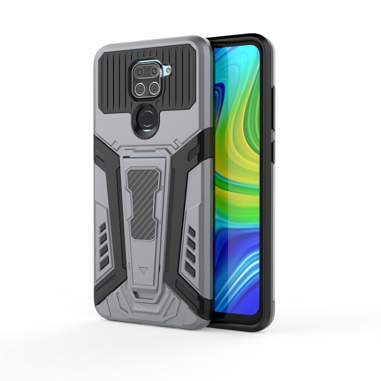 Custodia protettiva TPU e PC con supporto per Xiaomi Mi 10T Lite