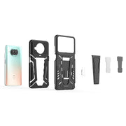 War Chariot Series Armor Custodia protettiva antiurto per PC + TPU all-inclusive con supporto invisibile, For Xiaomi Redmi Note 9, For Xiaomi Mi 10T Lite 5G, For Xiaomi Poco X3