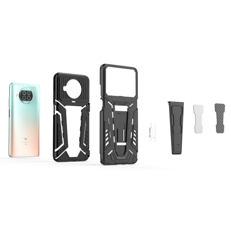 Custodia protettiva TPU e PC con supporto per Xiaomi Mi 10T Lite