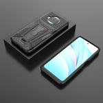 Custodia protettiva TPU e PC con supporto per Xiaomi Mi 10T Lite