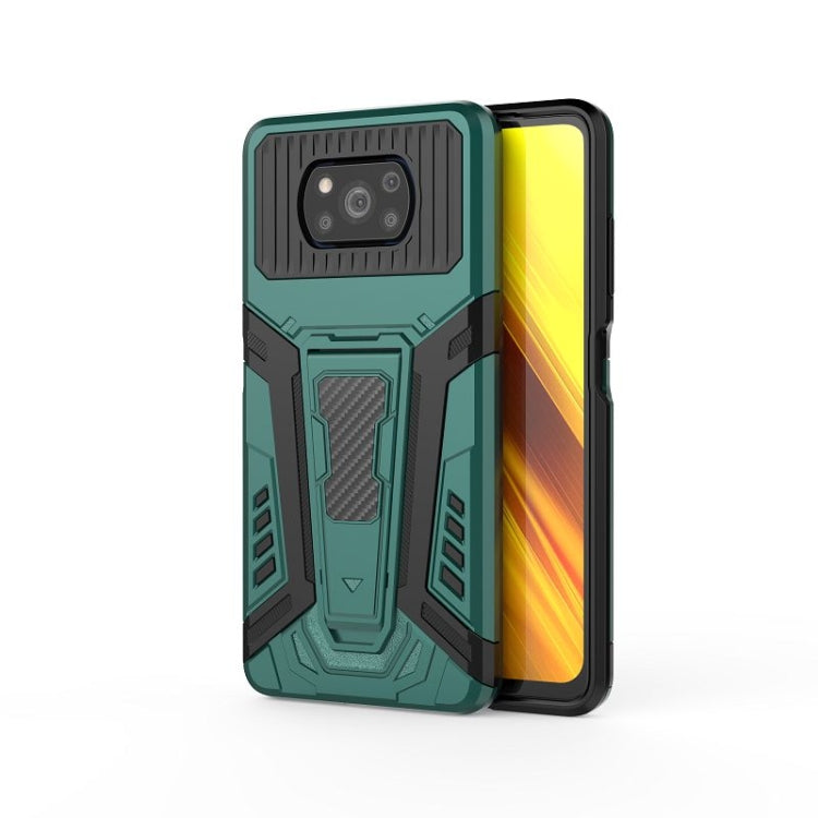 Custodia protettiva TPU e PC con supporto per Xiaomi Mi 10T Lite