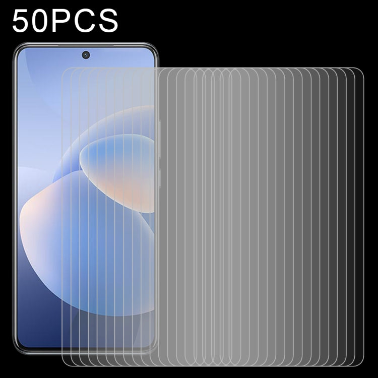 50 pellicole in vetro temperato da 0,26 mm 9H 2,5D, For vivo Y20s [G] (50 PCS), For vivo X60 (50 PCS), For vivo iQOO Z3 (50 PCS), For vivo Y72 5G / Y02  / Y02s / Y35 5G (50 PCS), For vivo iQOO Neo5 (50 PCS), For vivo S9 (50 PCS), For vivo S9e (50 PCS) ...
