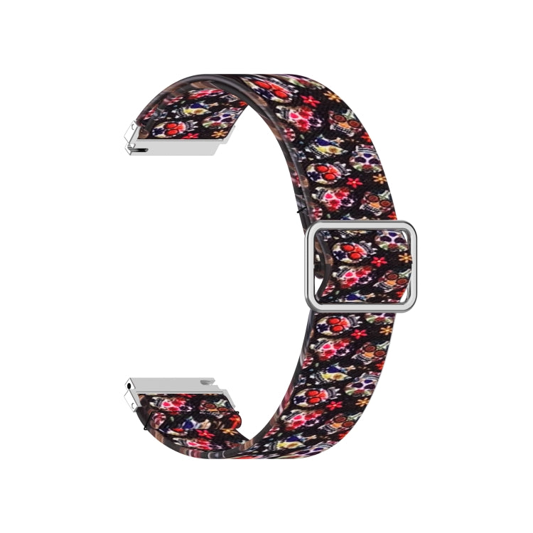 Cinturino di ricambio per stampa elastica regolabile, 20mm For Samsung Galaxy Watch Active2 / Active, 20mm For Samsung Galaxy Watch3 41mm, 22mm For Galaxy Watch3 45mm/ Huawei Watch GT 2 Pro