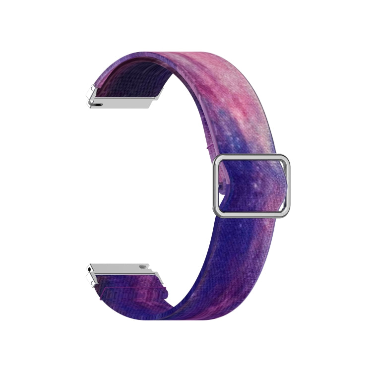 Cinturino di ricambio per stampa elastica regolabile, 20mm For Samsung Galaxy Watch Active2 / Active, 20mm For Samsung Galaxy Watch3 41mm, 22mm For Galaxy Watch3 45mm/ Huawei Watch GT 2 Pro