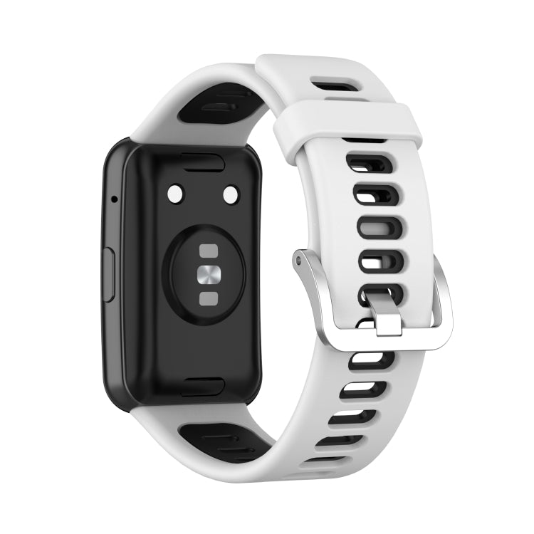 Cinturino di ricambio in silicone bicolore, For Huawei Watch Fit