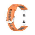 Cinturino di ricambio in silicone bicolore, For Huawei Watch Fit