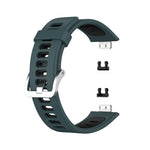 Cinturino di ricambio in silicone bicolore, For Huawei Watch Fit