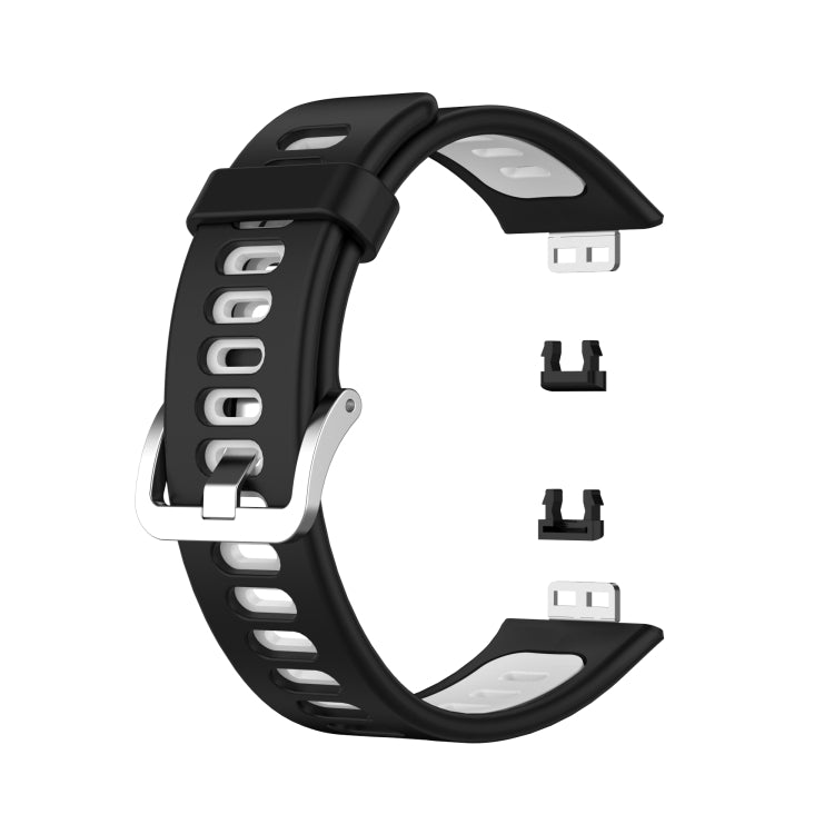 Cinturino di ricambio in silicone bicolore, For Huawei Watch Fit